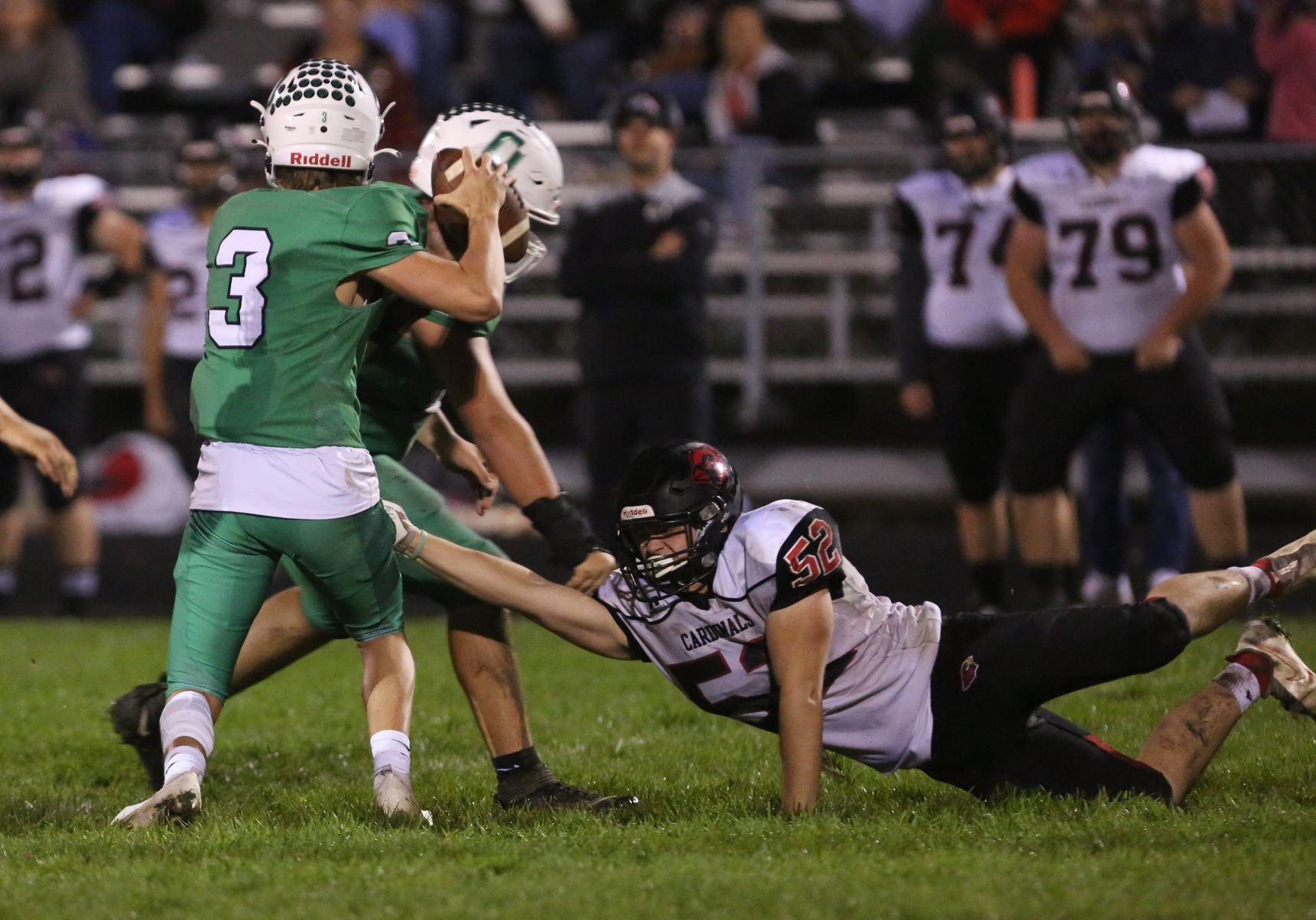 Osage vs Garner-Hayfield-Ventura football - Mackey, Knudsen